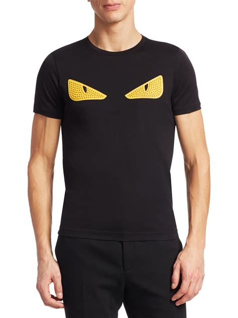 fendi eyes t shirt men's.